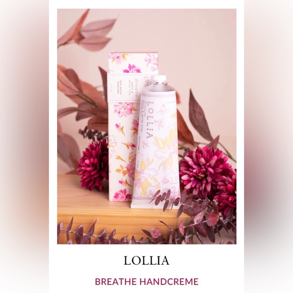 NEW Lollia Breathe Shea Butter Handcreme